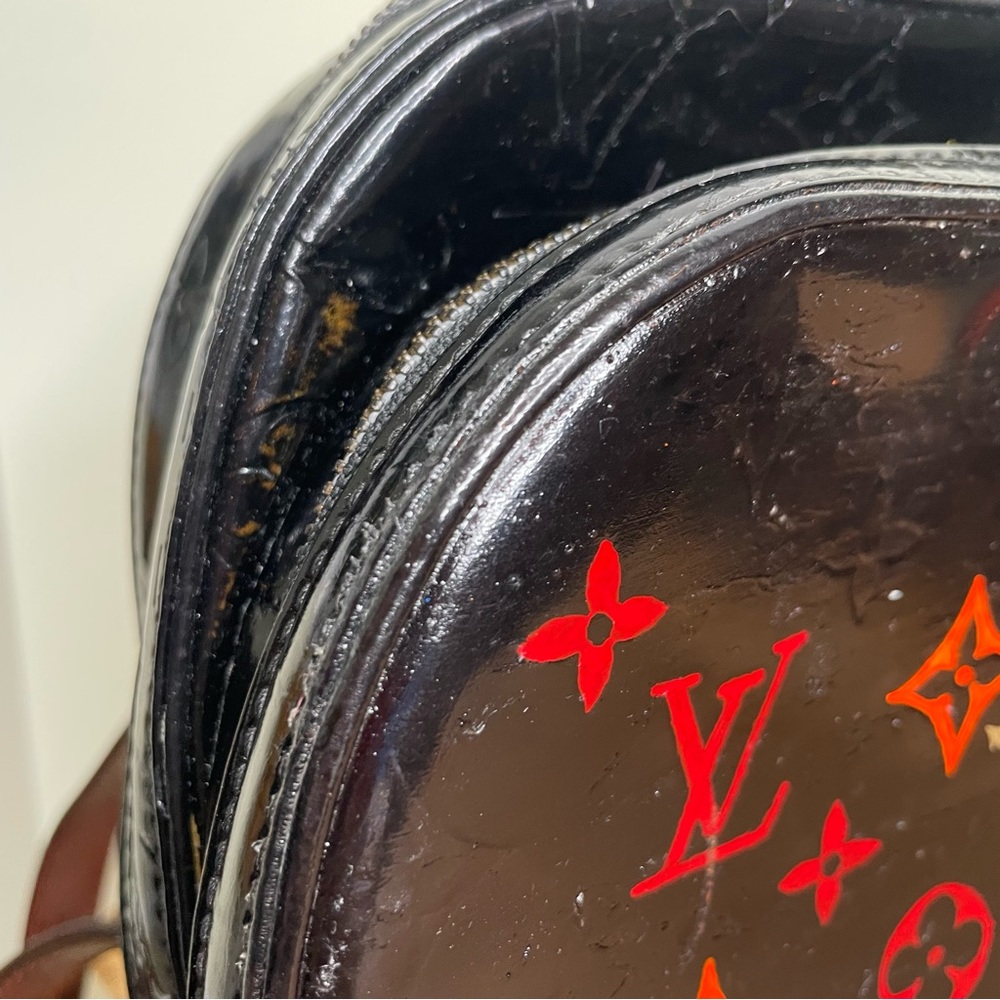 Louis Vuitton custom painted Vernis Murray backpack - Picture 12 of 16